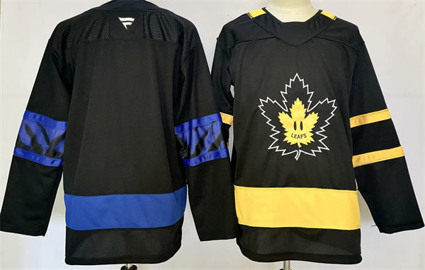 Men's Toronto Maple Leafs x drew house Blank Fanatics Black Alternate Reversible Next Gen Jersey